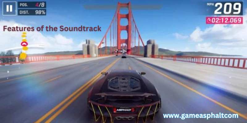 Features of the Soundtrack of asphalt 9